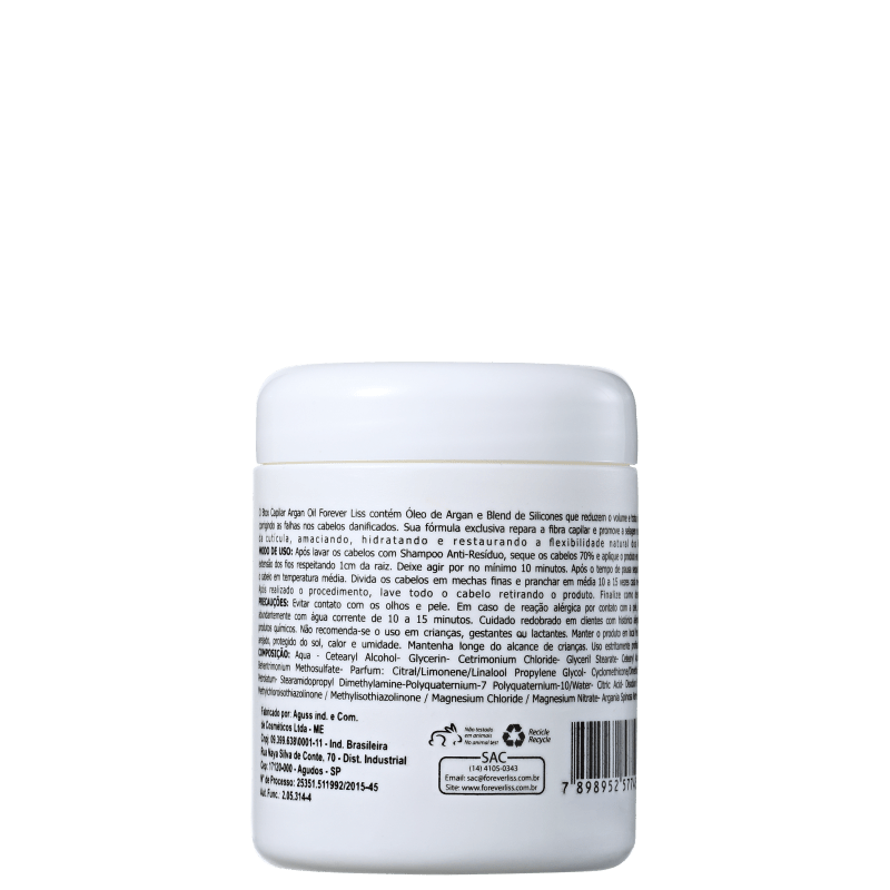 Forever Liss Professional Btox - Redutor de Volume 250g