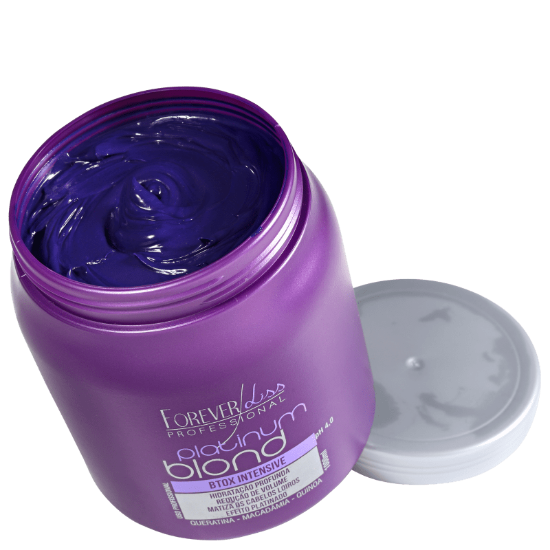 Forever Liss Professional Platinum Blond - Redutor de Volume Matizador 1000g