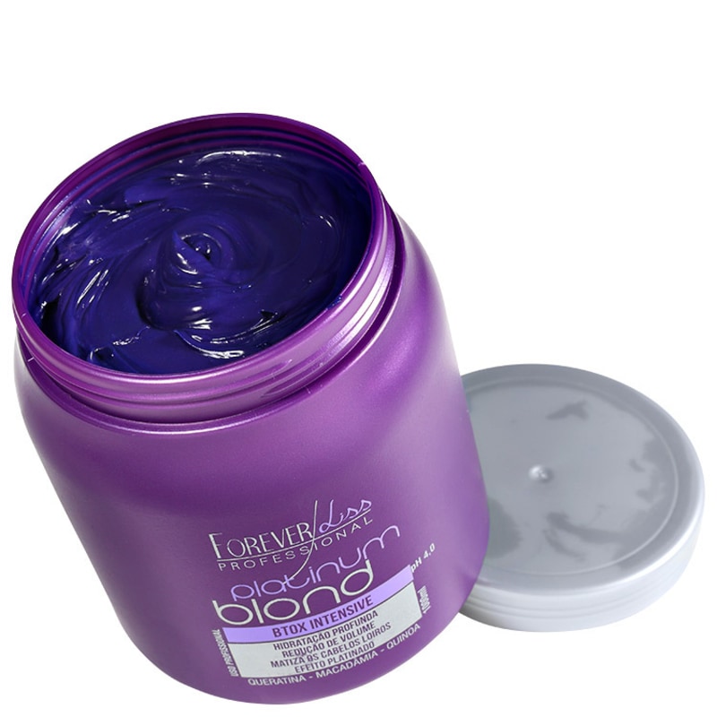 Forever Liss Professional Platinum Blond - Redutor de Volume Matizador 1000g