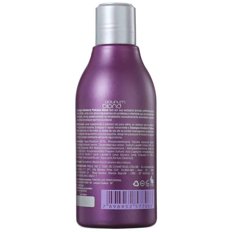 Forever Liss Professional Platinum Blond - Shampoo Matizador 300ml