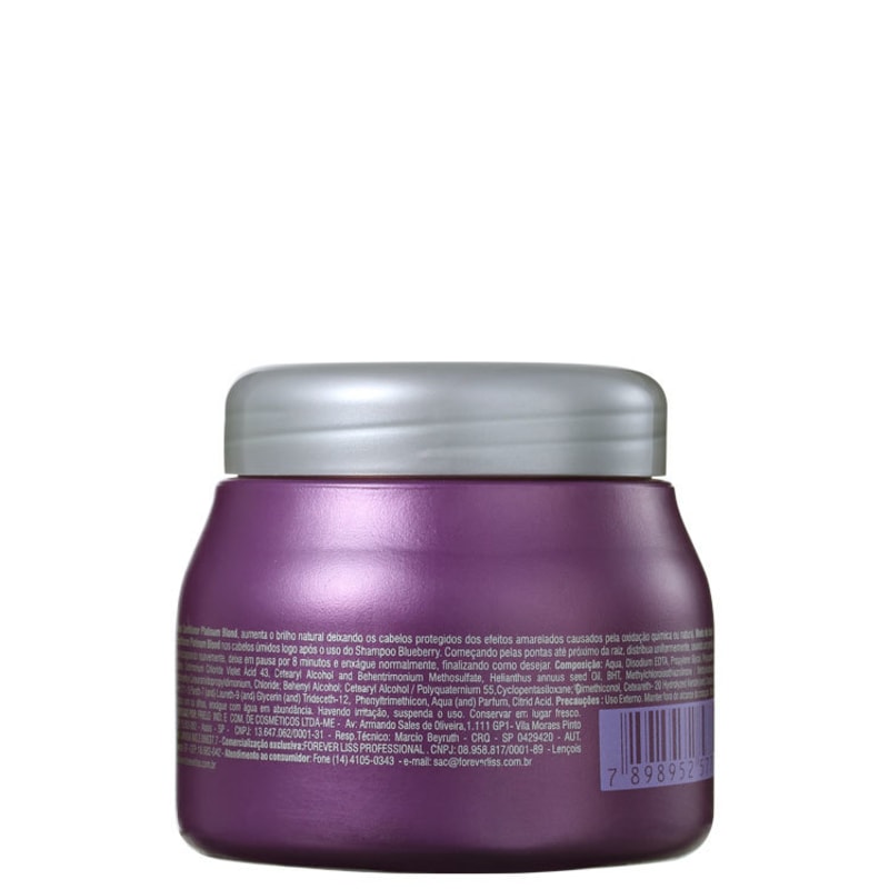 Forever Liss Professional Platinum Blond - Máscara Matizadora 250g