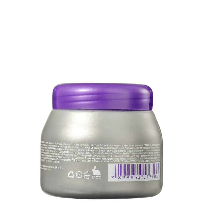 Forever Liss Professional Banho de Pérola - Máscara Hidratante 250g