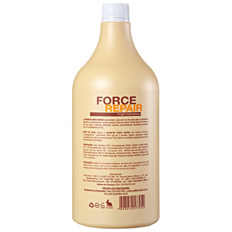 Forever Liss Professional Force Repair - Shampoo 1000ml