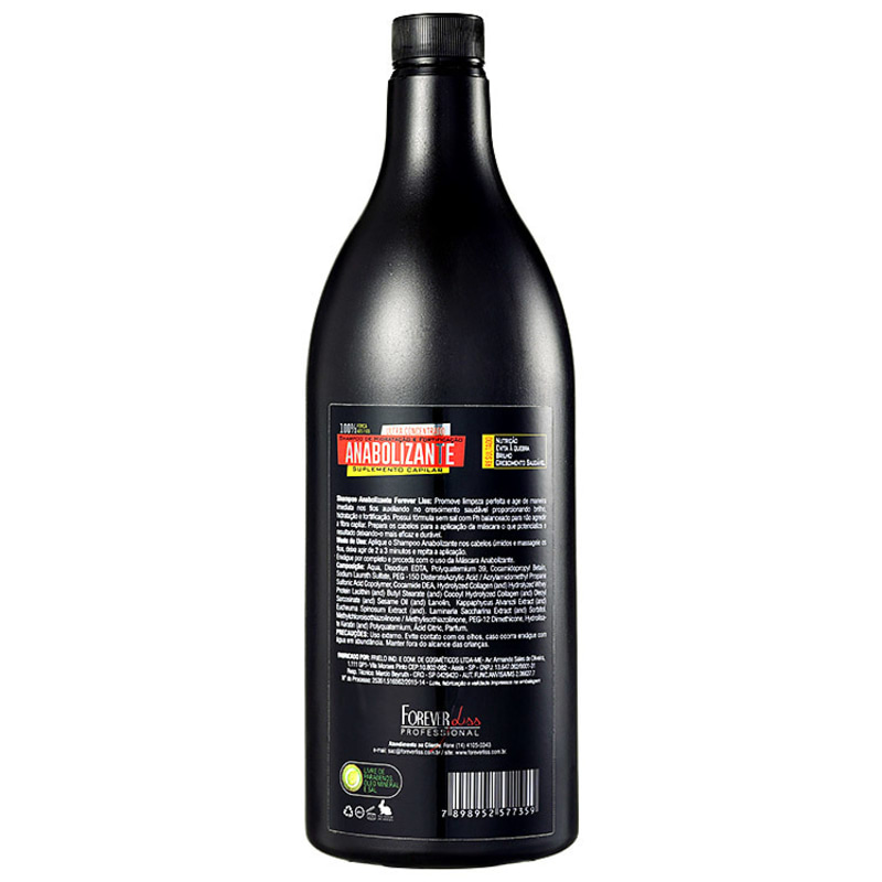 Forever Liss Professional Anabolizante - Shampoo 1000ml