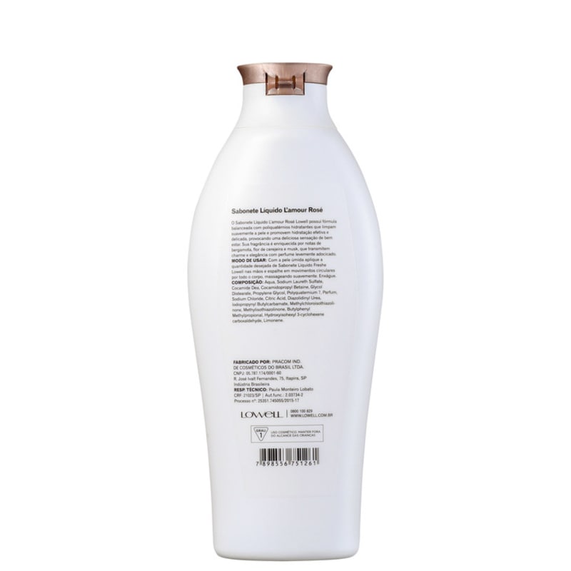 Lowell Freshe L’amour Rosé - Sabonete Líquido 200ml