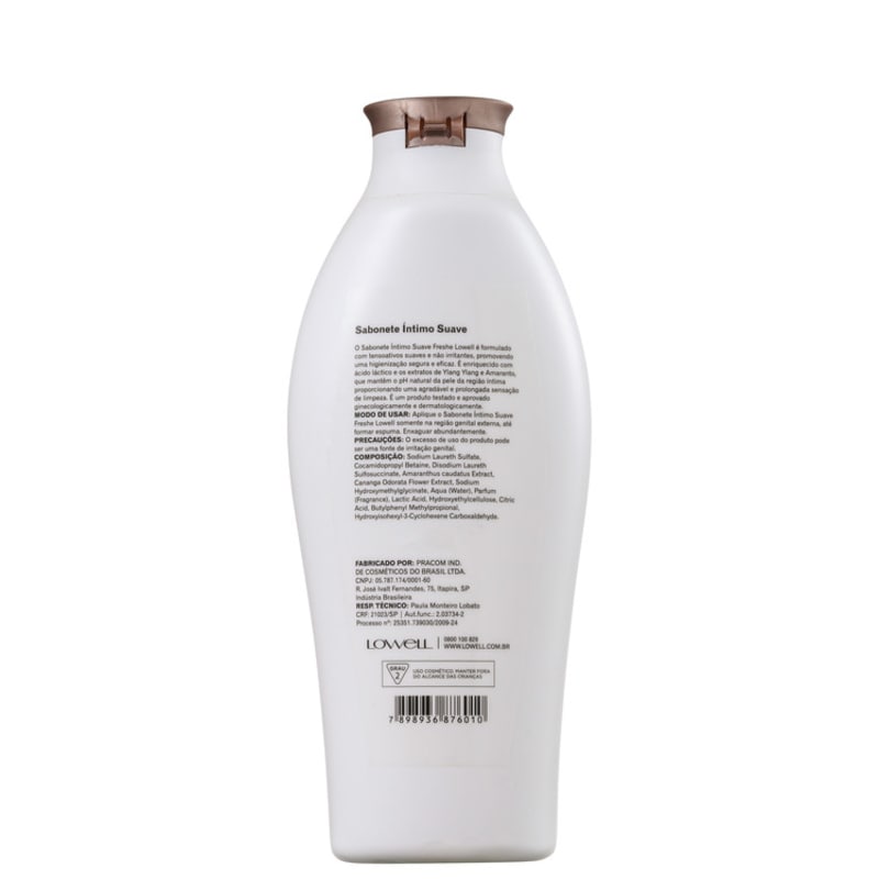 Lowell Freshe Suave - Sabonete Íntimo 200ml