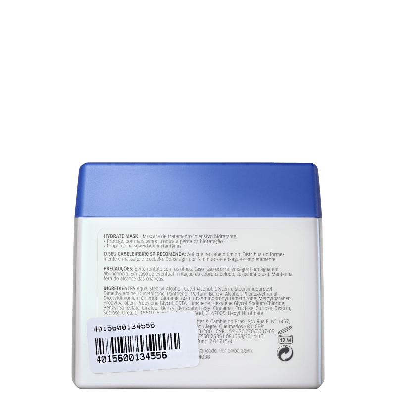 SP System Professional Hydrate Mask - Máscara de Tratamento 400ml