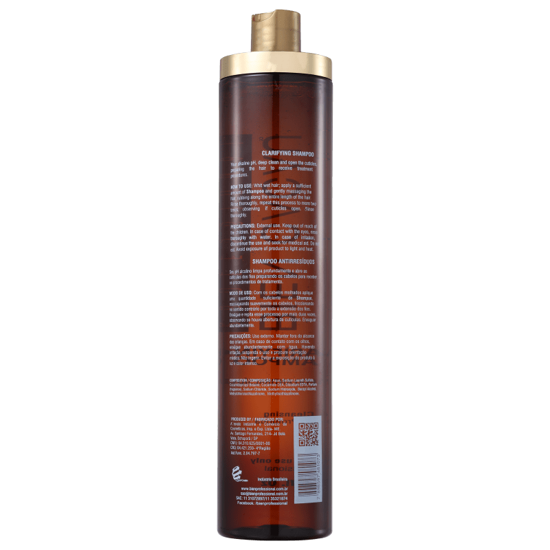 Bien Professional Bien Cacau Clarifying - Shampoo Antirresíduos 1000ml