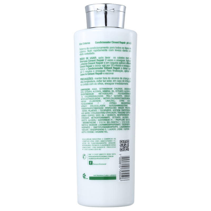 Bien Professional Ciment Repair Reparative Cream - Condicionador 1000ml