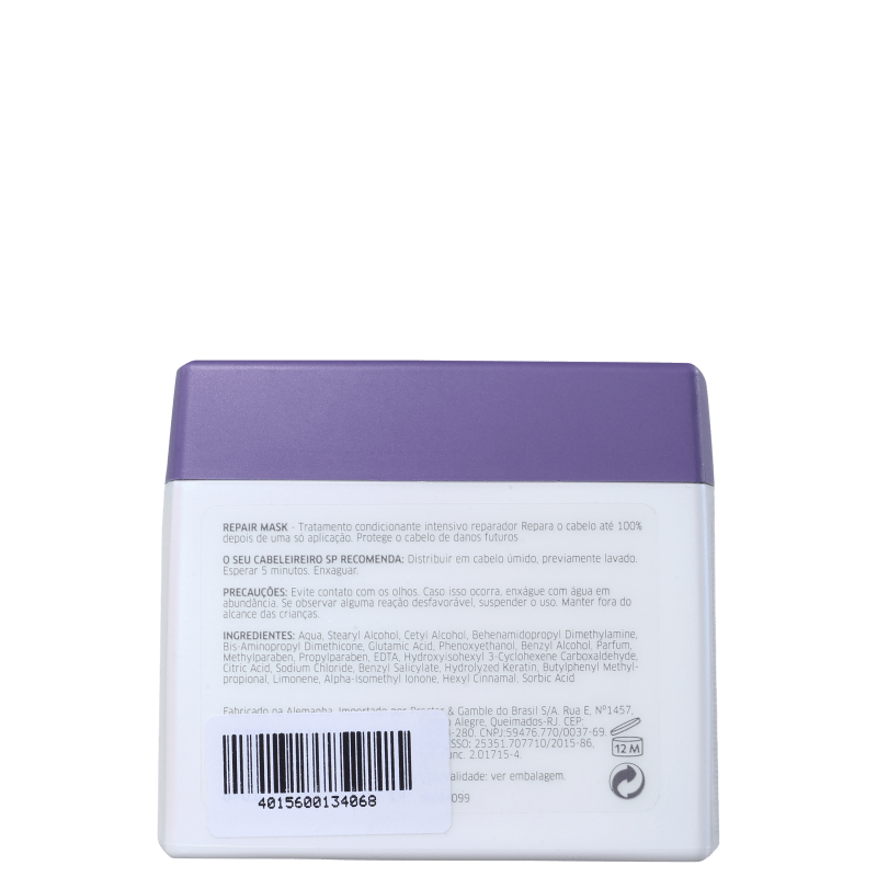 SP System Professional Repair Mask - Máscara de Tratamento 400ml