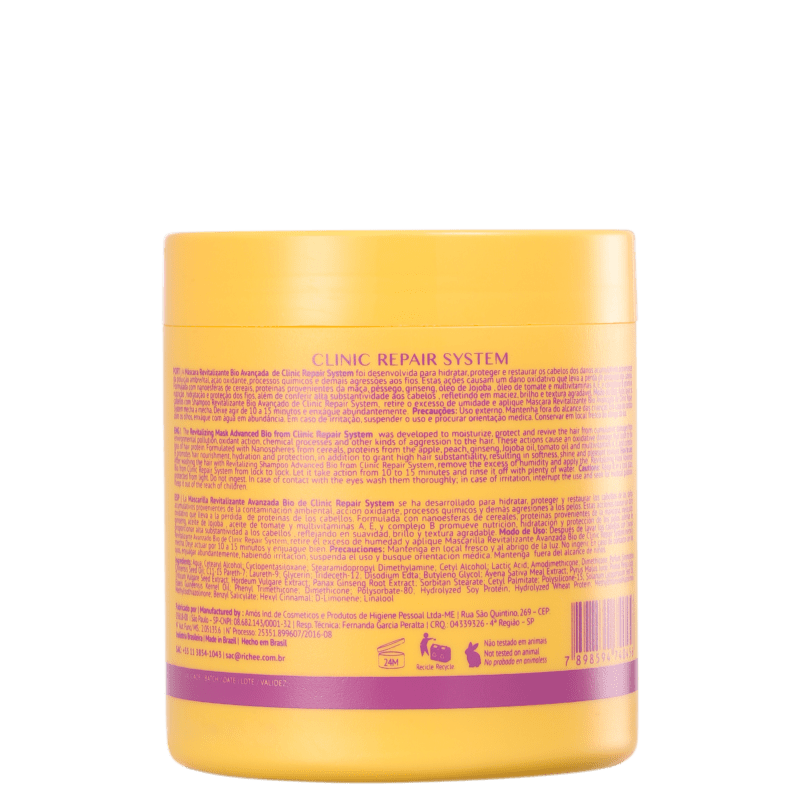 Richée Professional Clinic Repair System - Máscara Revitalizante 500g