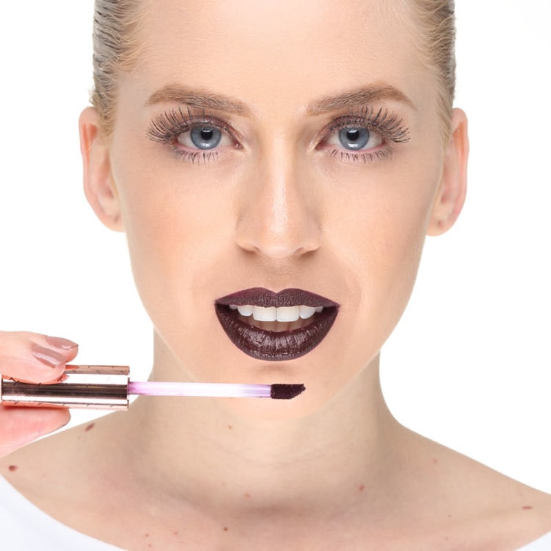 Hot MakeUp Kiss Me More KL13 Midnight - Batom Líquido Matte 2,2g