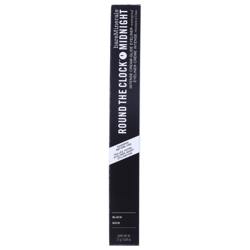 bareMinerals Round The Clock Midnight - Lápis de Olho 1,2g