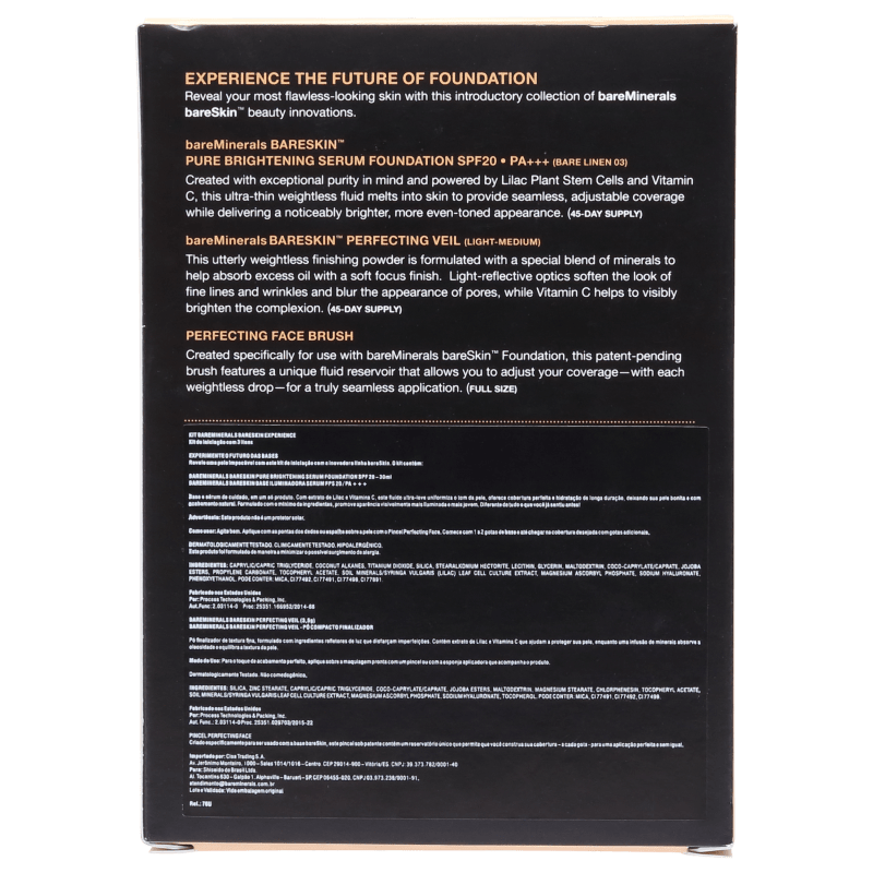 Kit bareMinerals bareSkin Experience Bare 03 Linen (3 produtos)