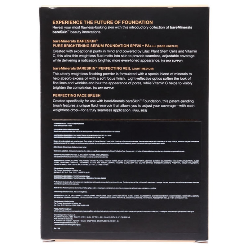 Kit bareMinerals bareSkin Experience Bare 03 Linen (3 produtos)