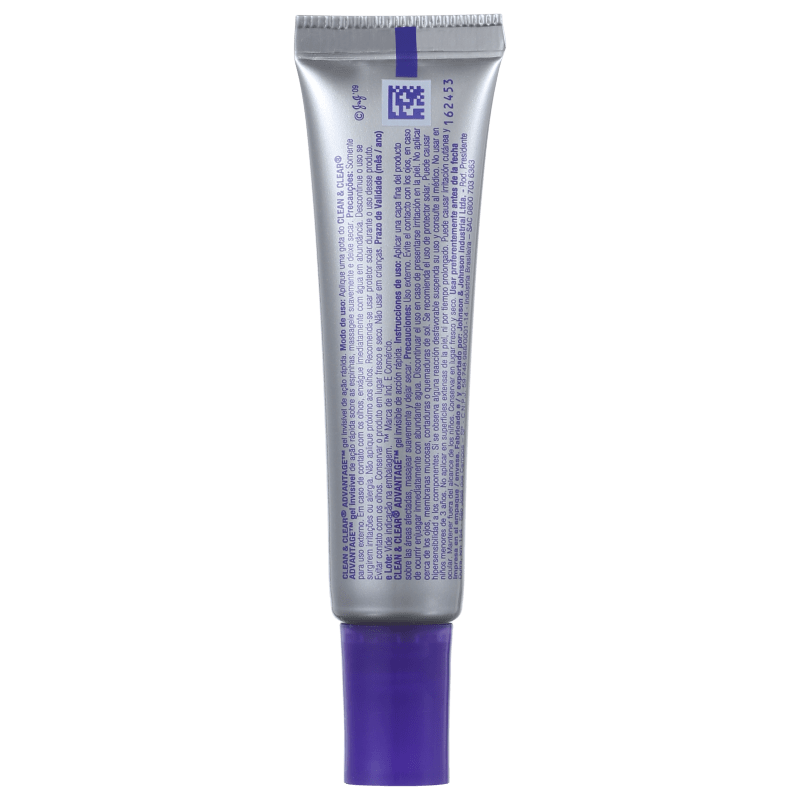 Clean & Clear Advantage Gel Invisível - Gel Secativo para Acne 15g