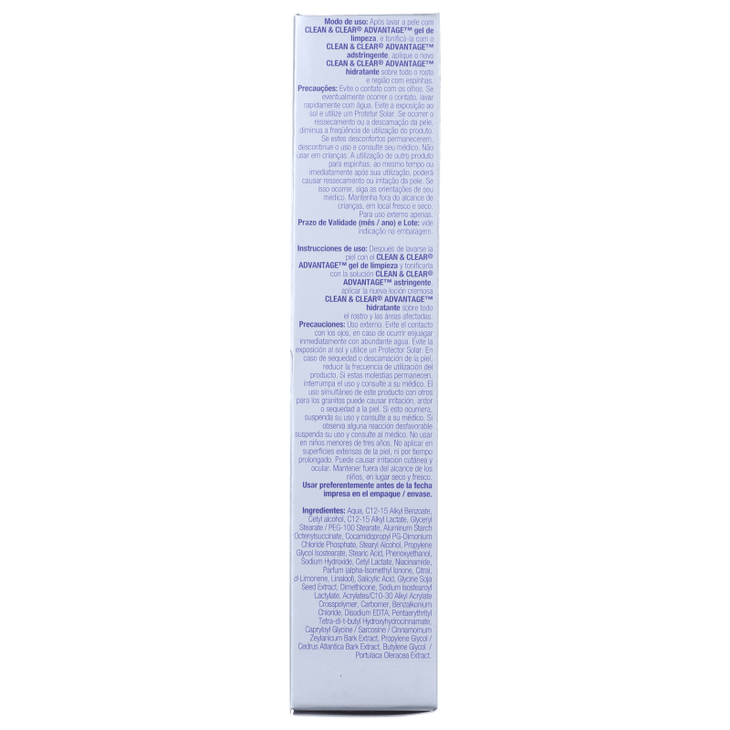 Clean & Clear Advantage - Hidratante Facial 50g