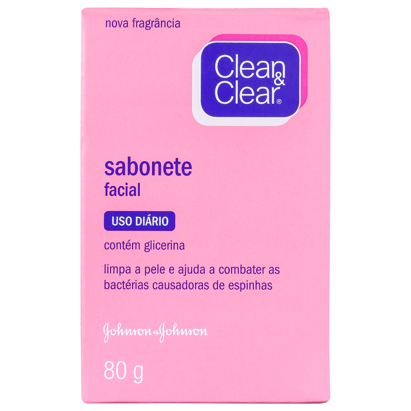 Clean & Clear Uso Diário - Sabonete em Barra Facial 80g