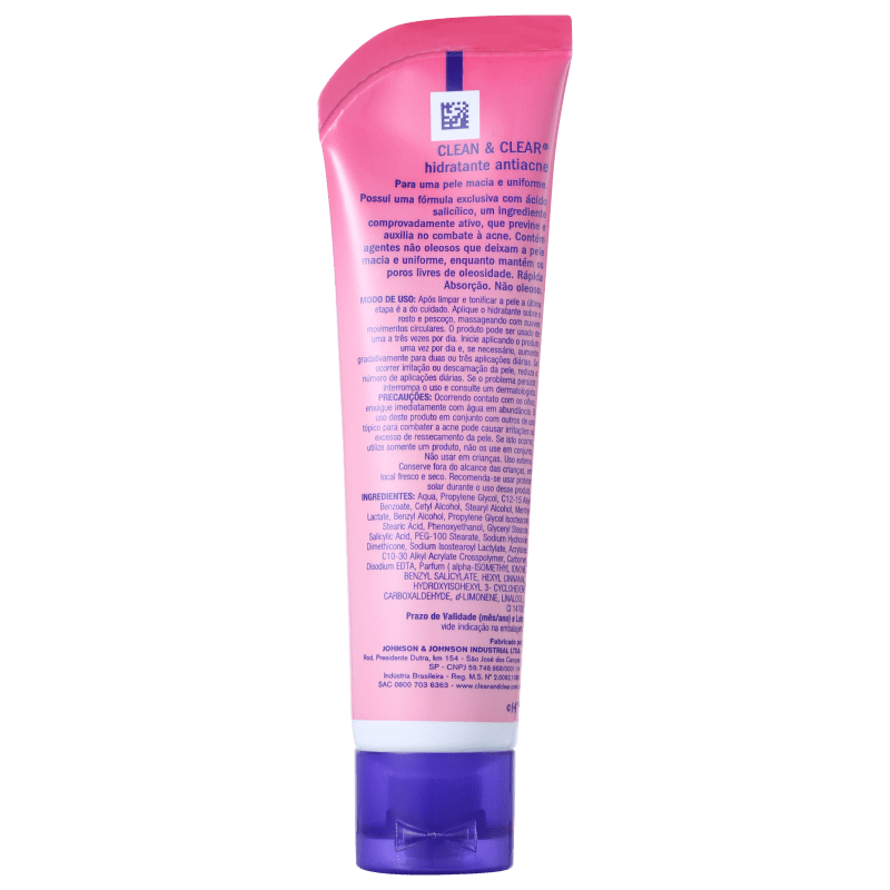 Clean & Clear Hidratante Antiacne - Hidratante Facial 50g