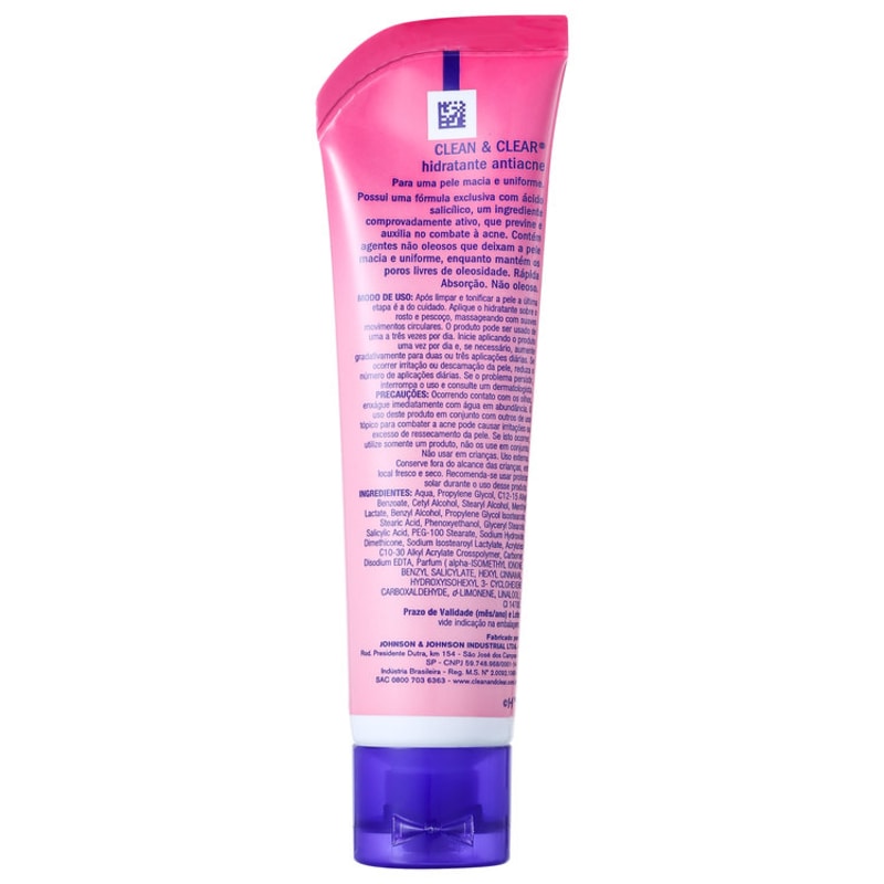 Clean & Clear Hidratante Antiacne - Hidratante Facial 50g