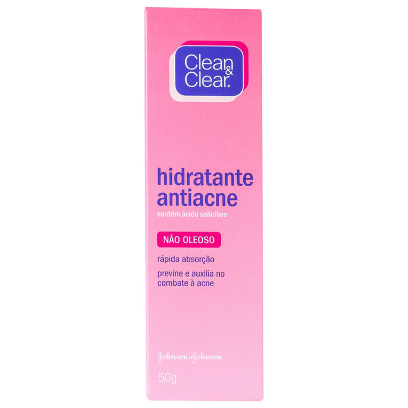Clean & Clear Hidratante Antiacne - Hidratante Facial 50g