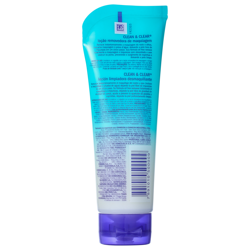 Clean & Clear Loção Removedora de Maquiagem - Loção Demaquilante 100ml