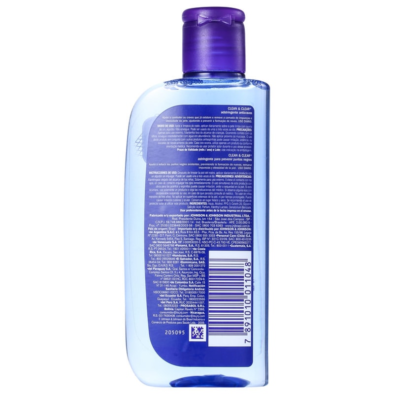 Clean & Clear Adstringente Anticravos - Adstringente Facial 200ml