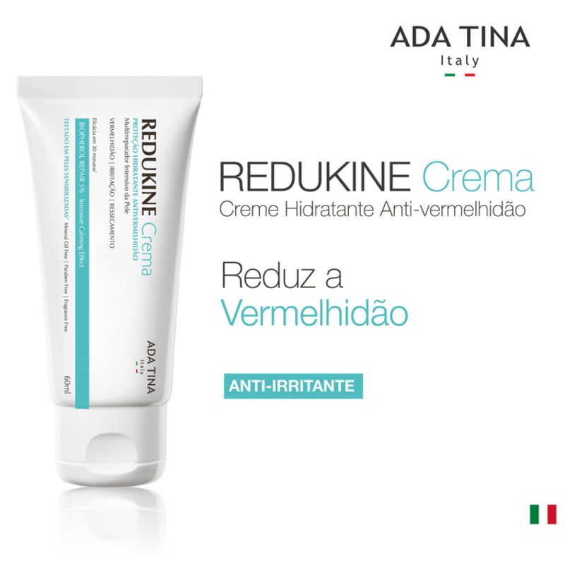 Ada Tina Redukine Crema - Hidratante Antivermelhidão 60ml
