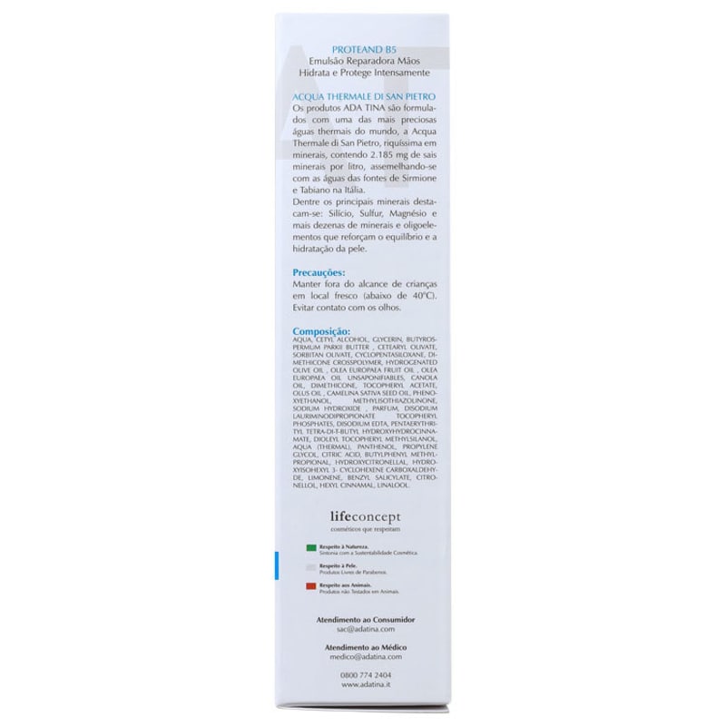 Ada Tina Proteand B5 - Hidratante para as Mãos 50ml
