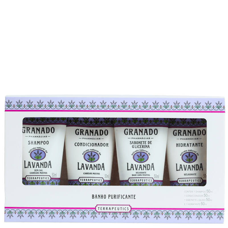 Kit Banho Granado Terrapeutics Lavanda (4 produtos)
