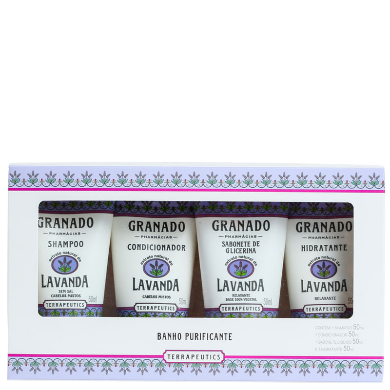 Kit Banho Granado Terrapeutics Lavanda (4 produtos)