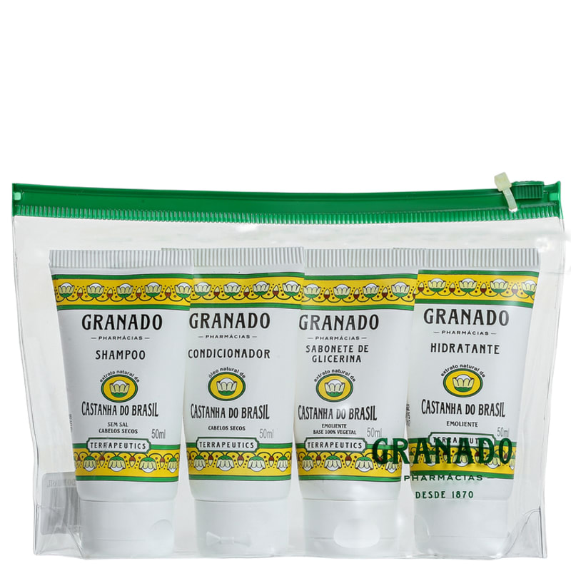 Kit Banho Granado Terrapeutics Castanha do Brasil (4 produtos)