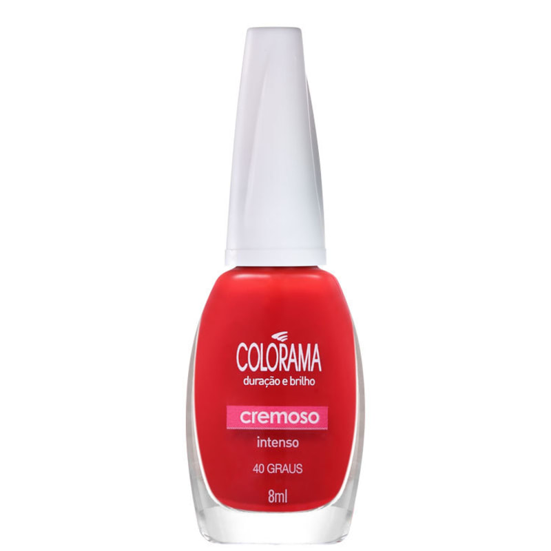 Colorama Verniz & Cor 40 Graus - Esmalte Cremoso 8ml