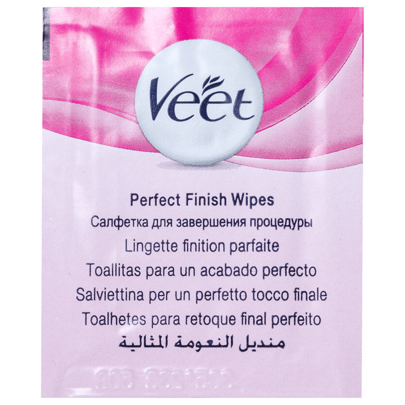 Veet Peles Normais e Secas - Folhas de Cera Facial (12 unidades)
