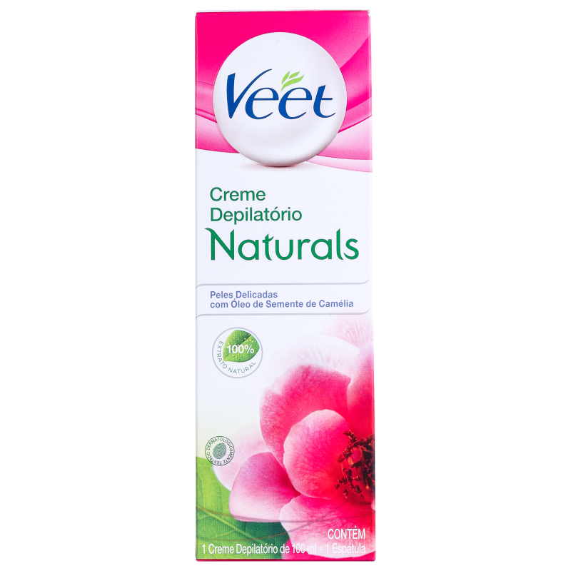 Veet Naturals Camélia - Creme Depilatório 100ml