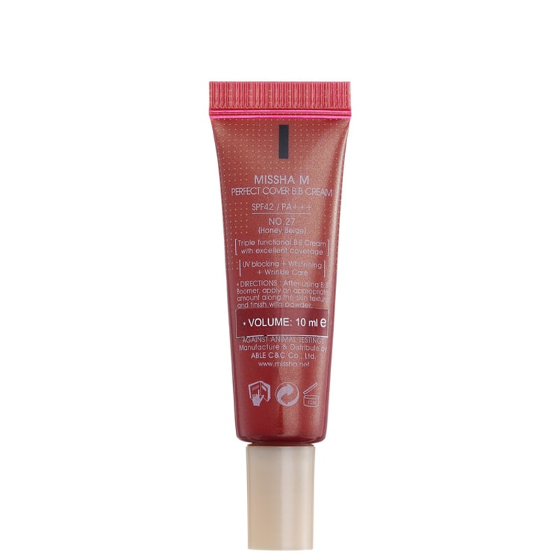 Missha M Perfect Cover Nº 27 Honey Beige - BB Cream 10ml