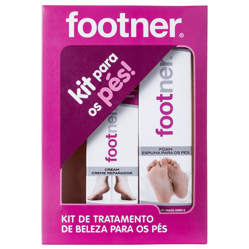 Kit Footner Pés Macios (2 produtos)