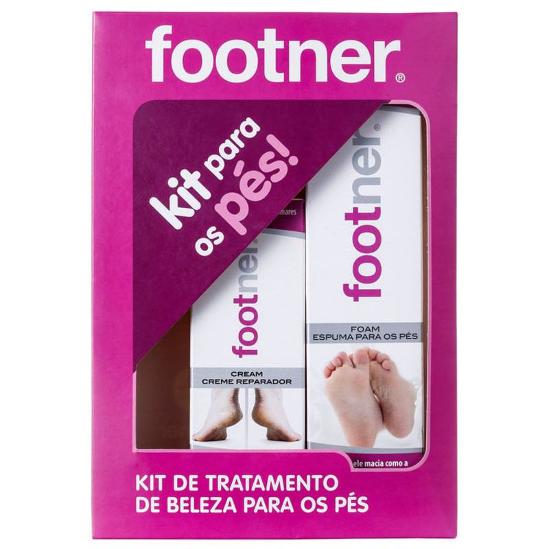 Kit Footner Pés Macios (2 produtos)