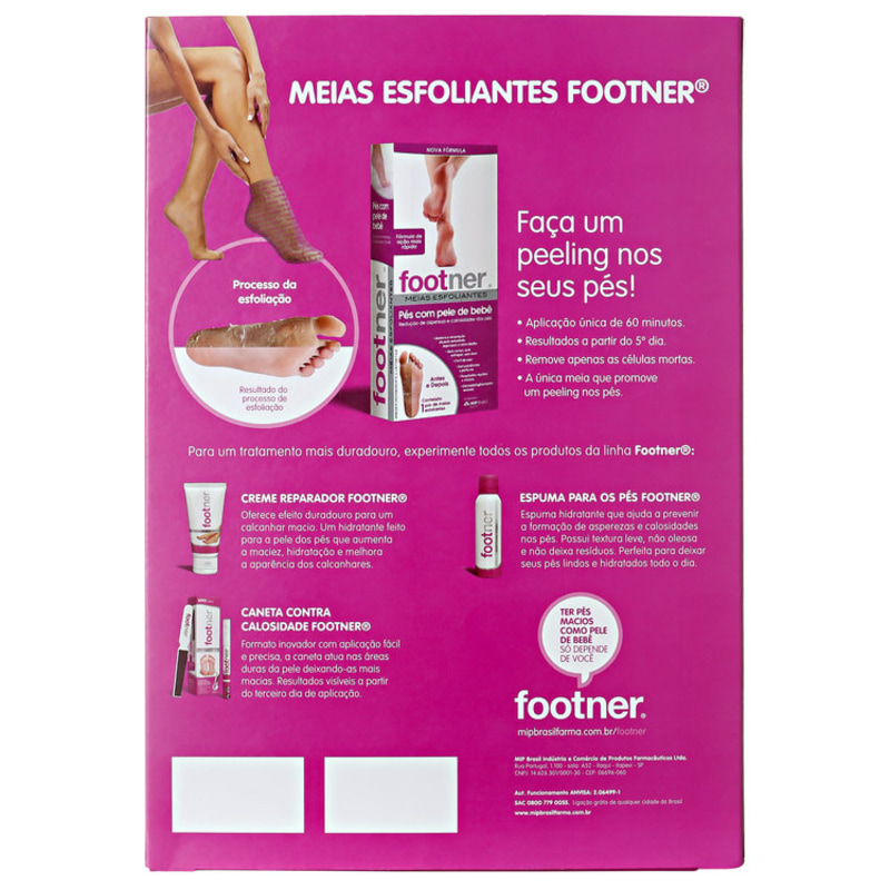 Kit Footner Pés Macios (2 produtos)