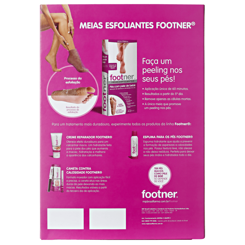 Kit Footner Pés Macios (2 produtos)