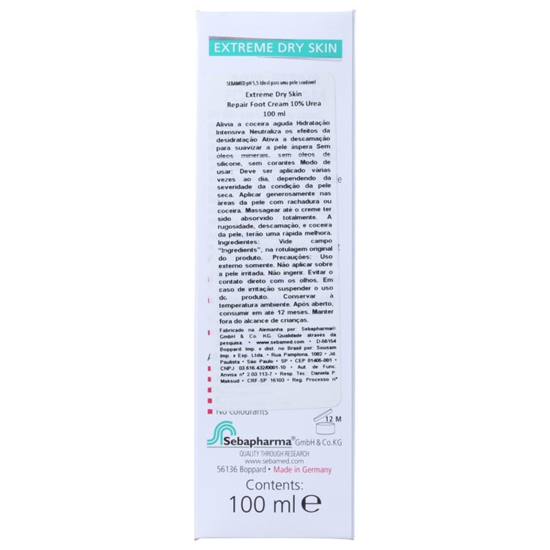 Sebamed Extreme Dry Skin Repair Foot Cream - Creme para os Pés 100ml