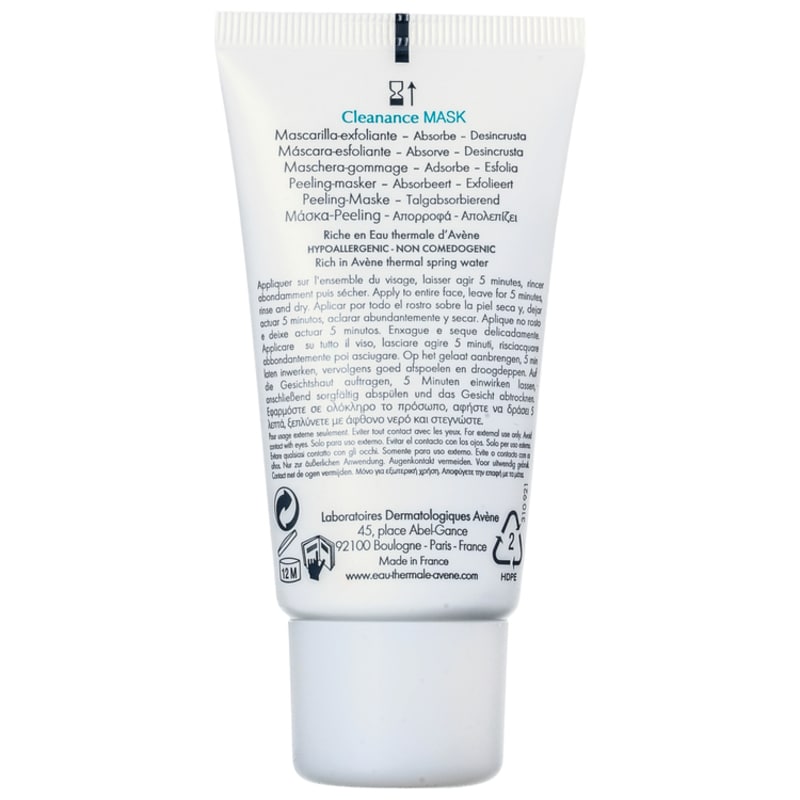 Avène Cleanance Mask - Máscara Facial 50ml