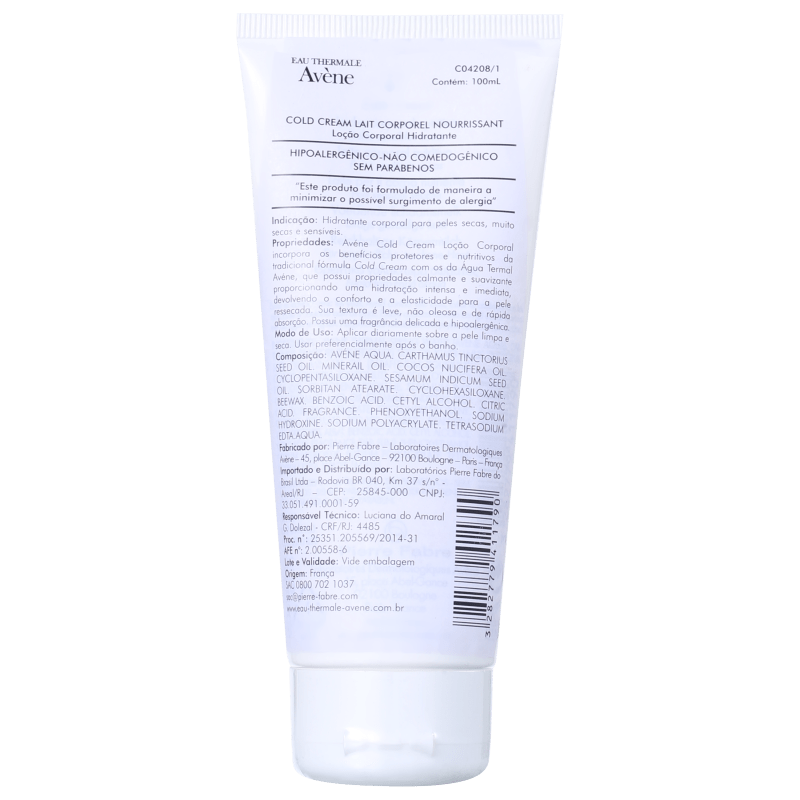 Avène Cold Cream - Loção Hidratante 100ml