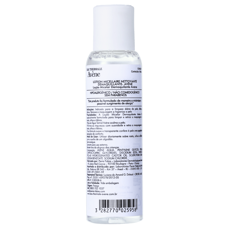 Avène Lotion Micellaire - Água Demaquilante 100ml