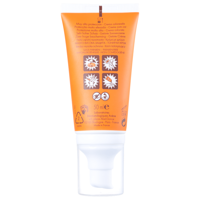 Avène Very High Protection Tinted FPS 50 - Protetor Solar com Cor 50ml