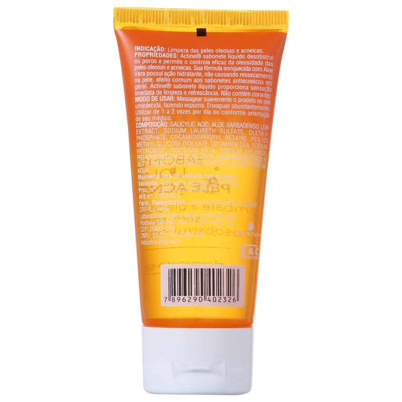 Darrow Actine Pele Acneica - Sabonete Líquido Facial 60ml