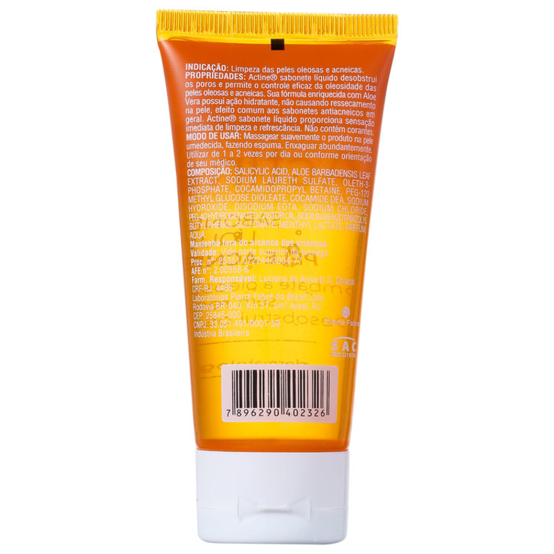 Darrow Actine Pele Acneica - Sabonete Líquido Facial 60ml