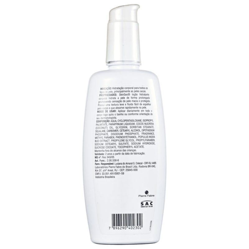 Darrow SkinSec Pele Seca Loção - Loção Hidratante Corporal 240ml