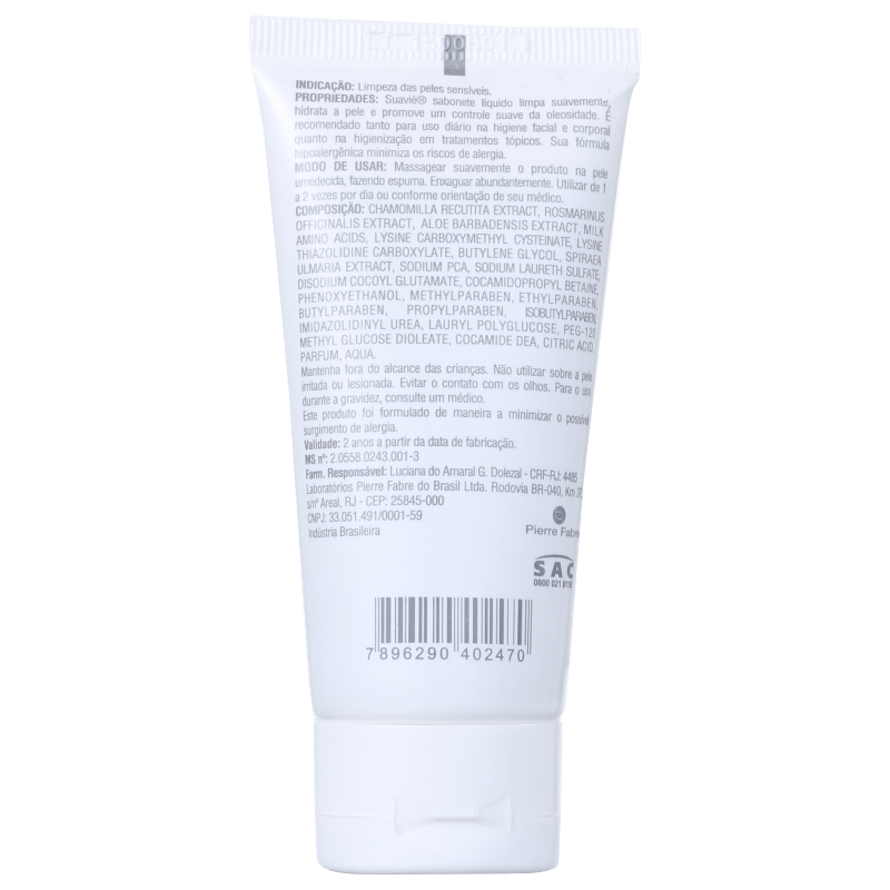 Darrow Suavié Pele Sensível - Sabonete Líquido Facial 60ml