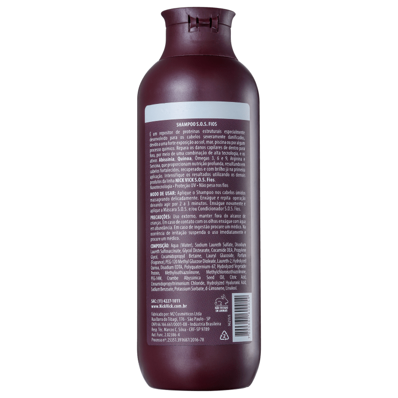Nick & Vick PRO-Hair S.O.S Fios - Shampoo 250ml